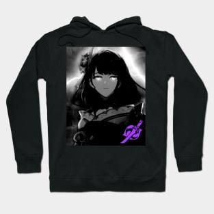 Genshin Impact Raiden Shogun Noir Hoodie